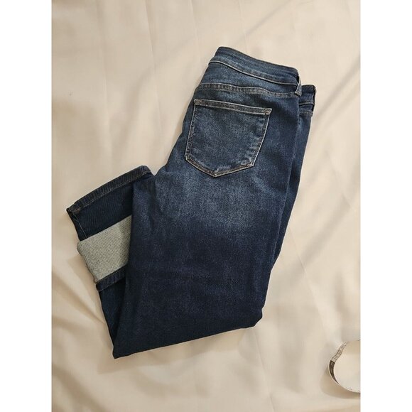 NEW Sonoma Mid Rise Straight Capri Jeans Blue Women's Size 10 Stretch - Picture 5 of 5